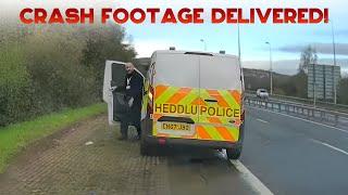 UNBELIEVABLE UK DASH CAMERAS | No Vision Overtake, Car Crash On A Roundabout, Lorry Driving Badly!