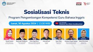 Sosialisasi Pengembangan Kompetensi Guru Bahasa Inggris Bagi Peserta Guru dan Calon Fasilitator