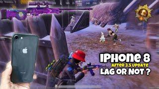 Wow!!iPhone 8 PUBG Test after 3.5 update| iPhone 8 3.5 update Zero Lag with 60fps PUBG Gameplay