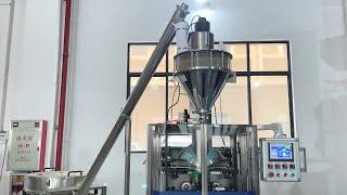 2023 Samfull 250g 500g 1kg  2kg tea powder vffs form fill seal auger filler packing machine