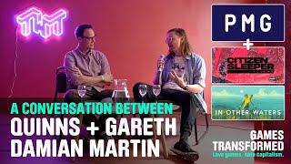 Quinns of @PeopleMakeGames talks to Citizen Sleeper Dev Gareth Damian Martin at Games Transformed