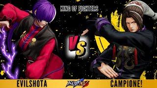 KOFXV EvilShota Vs Campione! - King of Fighter O. Shermie #1 Fights Duolon/Shingo Master Campione