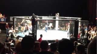 Las Vegas MMA Tuff-N-Uff Knock Out Cancer @ The Palms - Marco Lopez vs. Chiekwe Nwokoji - Round 2