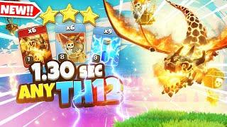 Th12 Zap Super Dragon Attack Strategy (2023) Best Town Hall 12 Super Dragon Army | Clash of Clans