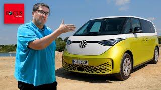 VW ID. Buzz: Der erste Elektro-Bulli – mit zwei Haken