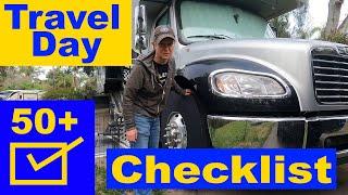 RV TRAVEL DAY CHECKLIST | How We Prepare to Hit the Road | RV Departure Day Tips & Tricks