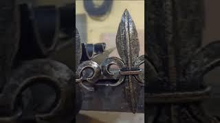 Кронштейны под карниз для штор + кольца. #forging #ковка #homedecor #diy #art #кузнец #липецк