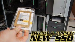 HOW TO INSTALL AND FORMAT A NEW SSD (WINDOWS)