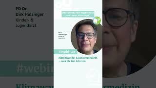 Webinar: Klimawandel und Kindermedizin: Was Sie wissen müssen und tun können #shorts