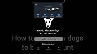 Dogs Withdrawal Process, how to Claim Dogs in telegram wallet, dogs Airdrop Claim process , Dogs