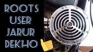 How to install roots megasonic horn in splendor || roots in splendor || roots horn sound