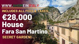 BARGAIN ITALIAN PROPERTY in a fantastic town close to both the coast and ski resorts AMAZING VALUE