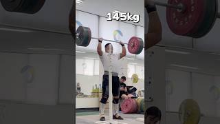 오버헤드프레스 145kg!!