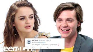 The Kissing Booth Cast Competes in a Compliment Battle | Teen Vogue