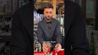 Bartending tricks! How to free-pour  #bartender #bartending #bartendingskills