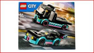 LEGO City 60406 Race Car and Car Carrier Truck Speed Build