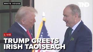 Trump greets Irish Taoiseach ahead of St. Patricks Day celebration