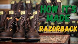 Africa's TOUGHEST Work Boot! // Razorback How it's made // Jim Green Footwear