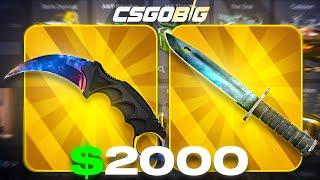 We TRIED to HIT AMAZING KNIVES ON CSGOBIG!? (CSGOBIG PROMO CODE 2023)