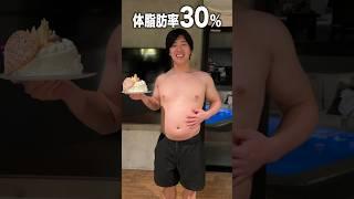 体脂肪率30%から7%にする食事内容