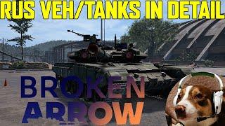 Detailed look at Russian Vehicle/Tank Tab in the Broken Arrow Beta