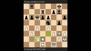 Daniel Fischer vs Roman Gavrilin- World Juniors Championship 2023, Round 11