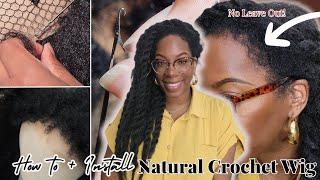 NEW No Leave Out Full Crochet Wig HOW TO *ElonBlu Method* Thin Hair Approved