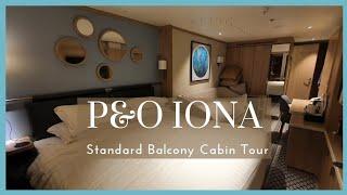 Is it big enough? Take a look around our Standard Balcony Cabin on P&O Iona