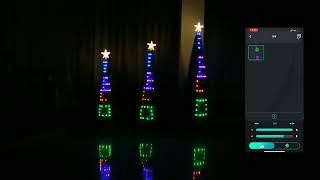 DIY programming colorful Christmas tree decoration LED light