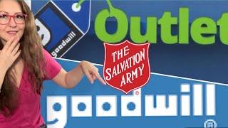 Thrifting Battle: Goodwill Bins vs. Salvation Army vs. Regular Goodwill. Who Wins?