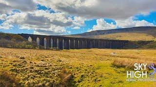 Steam Train Crossing Ribblehead Viaduct