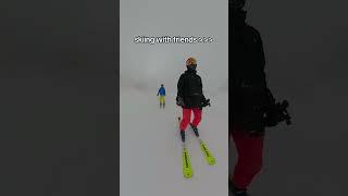 Skiing with friends #shorts #fyp #viralvideo #skis #skiing #esquiar #music #song #valthorens