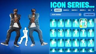 ALL FORTNITE ICON SERIES DANCES & EMOTES