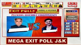 Pulwama Assembly Constituency | Exit Poll 2024 | ANN News Waheed Ur Rehman Para