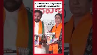 BJP’s G Kishan Reddy, release a charge sheet accusing CM KCR’s government of failures in Telangana