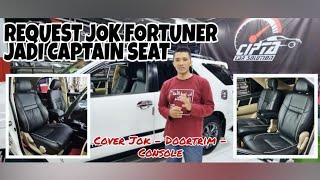 COVER JOK FORTUNER & RUBAH JOK JADI CAPTAIN SEAT | #COVERJOK #PURWOKERTO #MALANG #CAPTAINSEAT