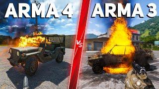 Arma 4 ENGINE vs Arma 3 - Direct Comparison! Attention to Detail & Graphics! PC ULTRA 4K