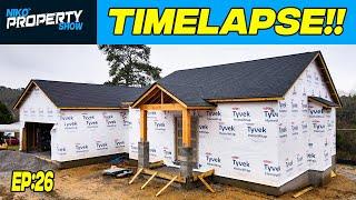 Building A Wooden House in 24 Minutes - TIMELAPSE