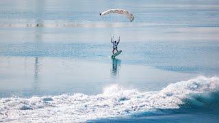 Sebastián Álvarez Skydives Into Surf Abu Dhabi Wave Pool