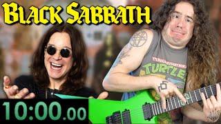 Can I Make An Entre BLACK SABBATH Song In Only 10 MINS? (Speedrun)