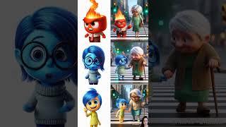 Inside Out Cartoon Helping Grandma Cross the Street #insideout #cartoonvideo #disney #pixar