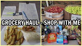 GROCERY HAUL - SHOP WITH ME - FINDING THE BEST PRICE - QUICK DINNER