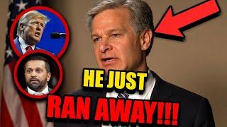 BREAKING! FBI Director Chris Wray PANICS & RESIGNS After Discovering TRUMP'S PLANS TO FIRE HIM!