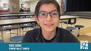 Straight A student from Northwood Middle School is an accomplished ballet dancer