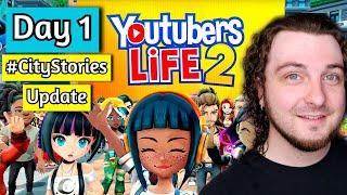 Becoming a YOUTUBER! (Again?) - Day 1 - YouTubers Life 2 #CityStories