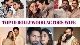 10 Bollywood Actors Wife 2024 | Most Beautiful Wives Of Bollywood Superstars #bollywood