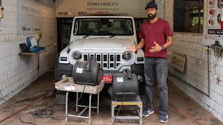 Mahindra Thar Roxx Dyno Test - How Much Power Loss? | Faisal Khan