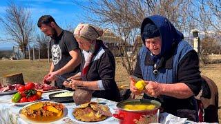 Far from Civilization Caucasian Village!  Rural Traditions in the Caucasus | Serene Farm Life