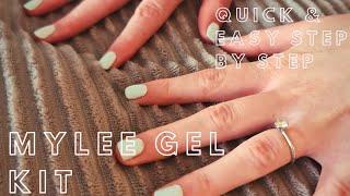 Mylee Gel Kit (Unboxing/ D.I.Y Gel Nails/ First Use/ Super quick and easy step by step) KELLIE ANNE