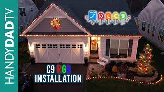 Installing C9 RGB Christmas Lights with WLED